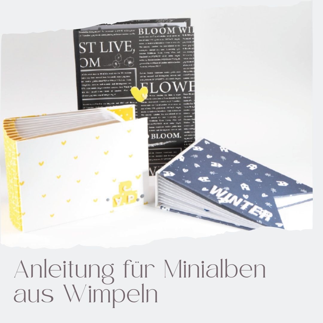 Minialben mit Wimpeln – Kreative Vielfalt statt nur Wimpelketten