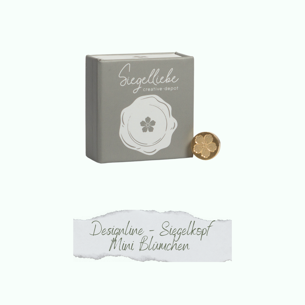 CD-Si-085 Siegelkopf - Designline - Mini Blümchen - Siegelliebe
