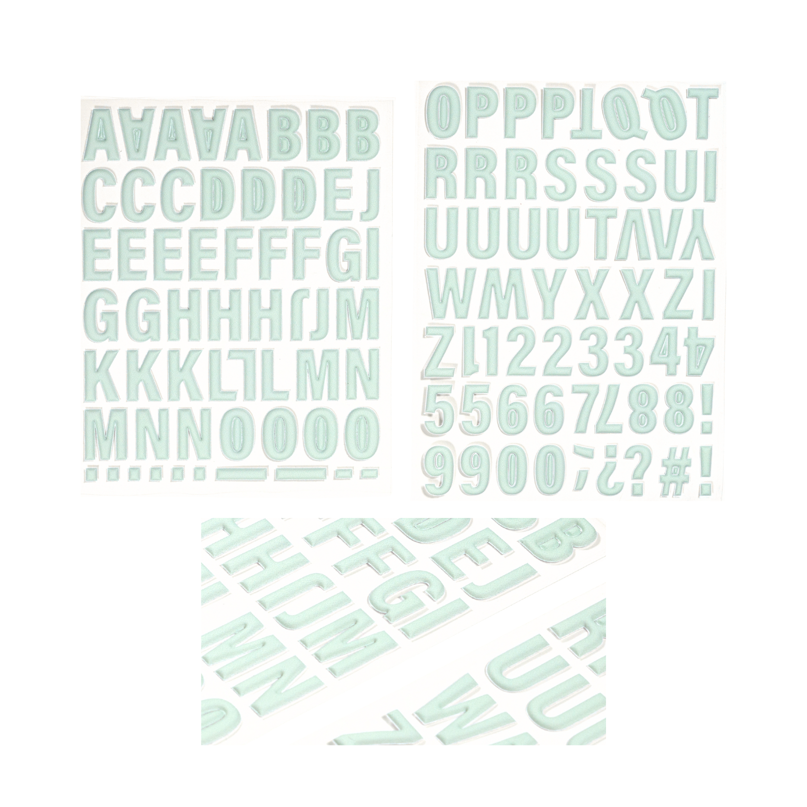 Puffy Sticker - ABC - Vintage Mint