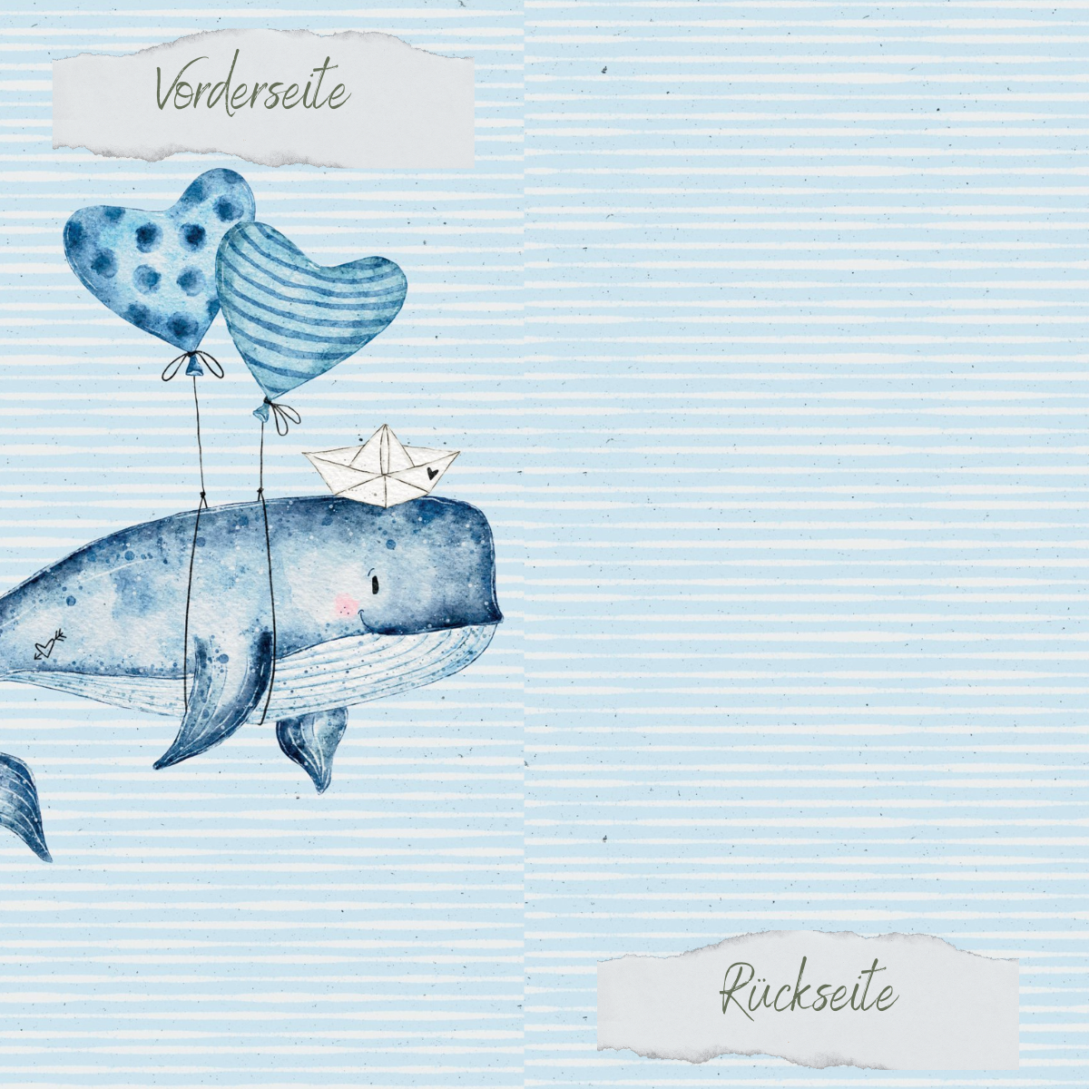 Papel de diseño - Designline - Walliebe  - Wellen - Doppelseitig bedruckt Papel de diseño - Designline - Walliebe  - Wellen - Doppelseitig bedruckt