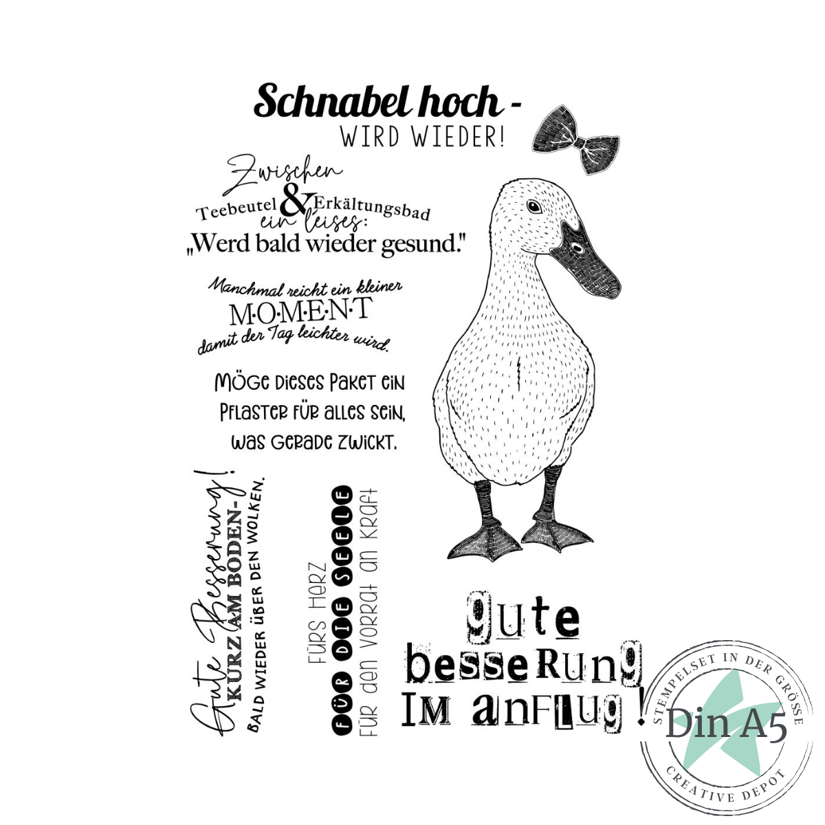 Stempelset - Erpel Emil