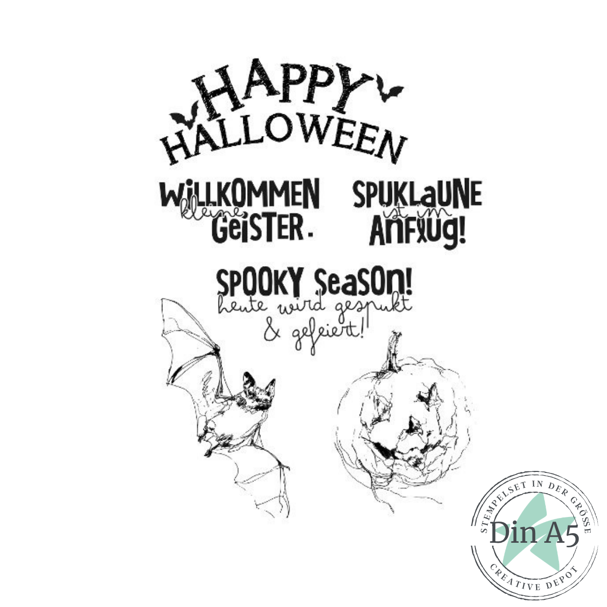 Stempelset - Spooky Season