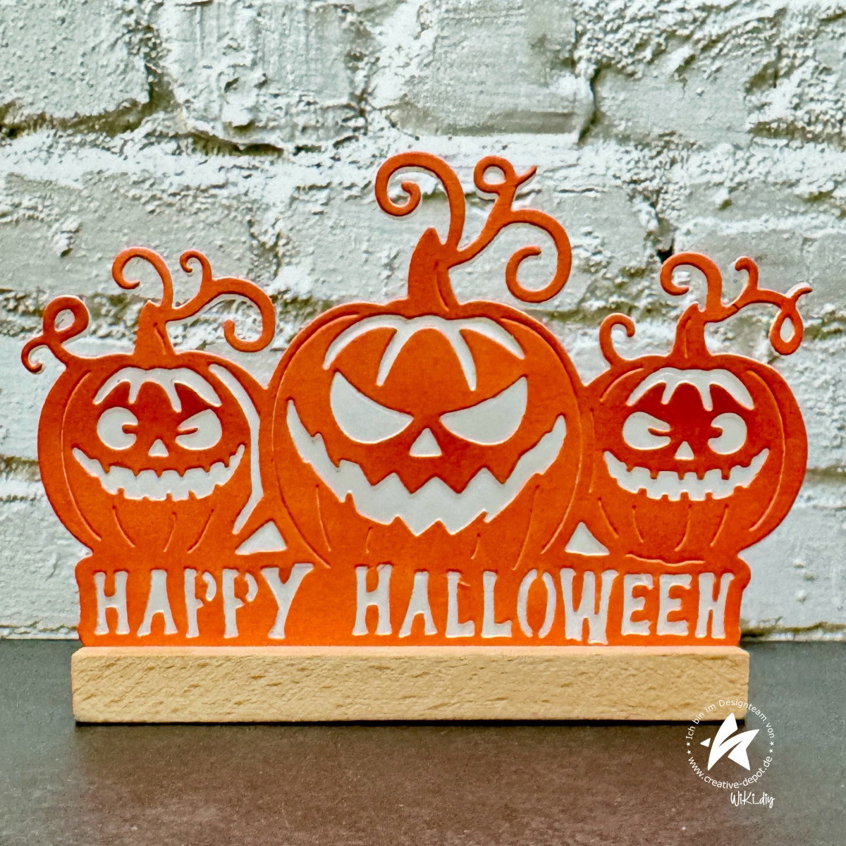 Die - Papiertüte mit Wellenrand - Add On - Halloween