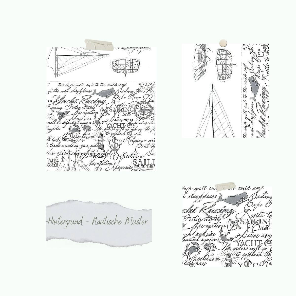 CD-ST-827-Hintergrund-Nautische-Muster