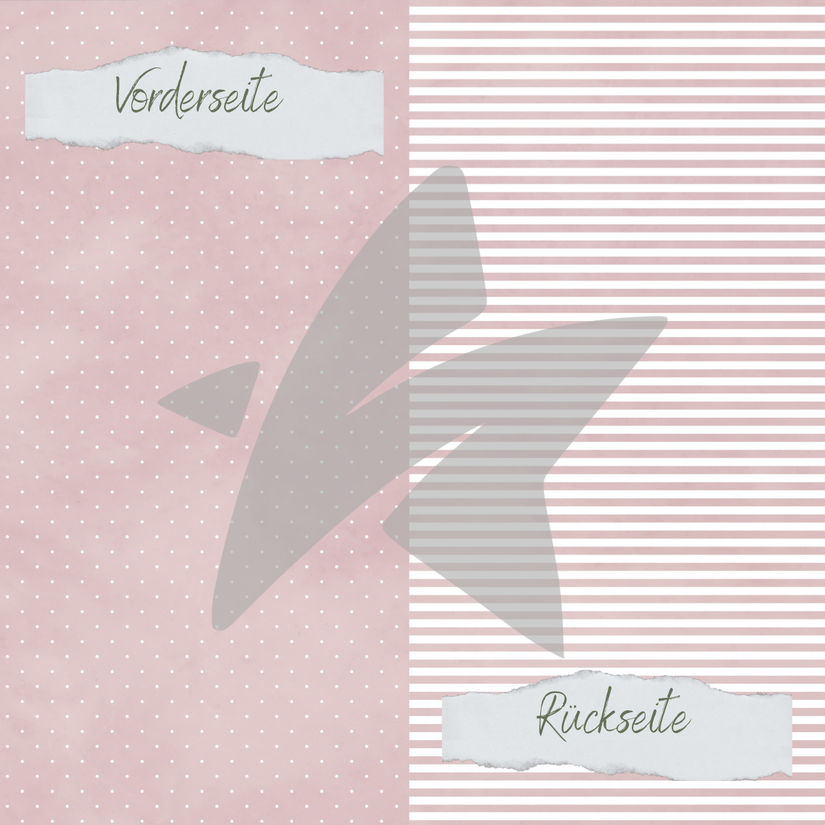 CD-BP-010-Basic-Blush-Mini-P-nktchen-Schmale-Streifen Designpapier - Basic - Blush - Mini Pünktchen + Schmale Streifen - Doppelseitig bedruckt