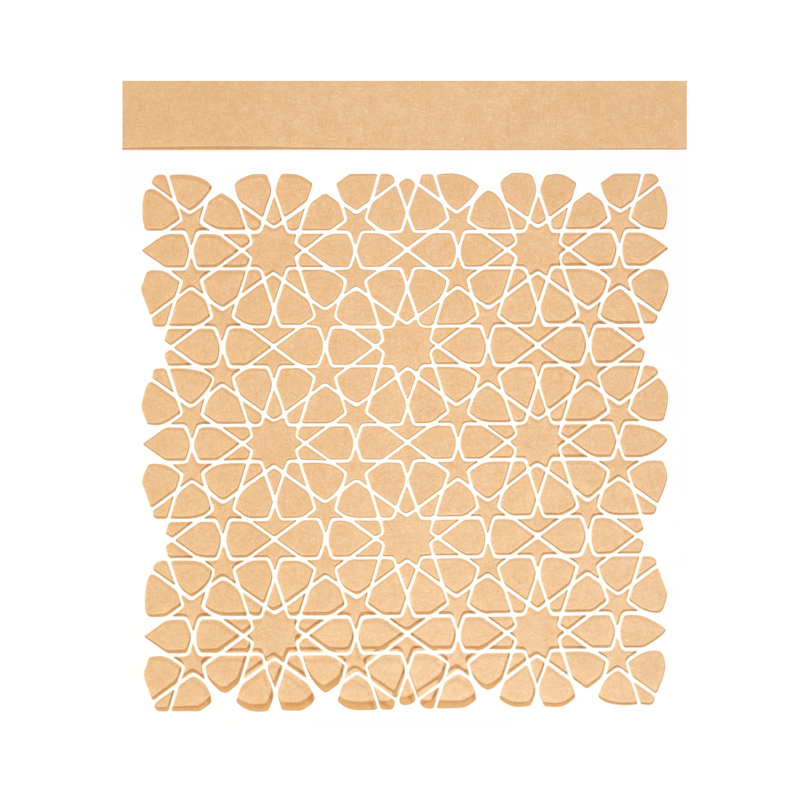 Schablone - Geo Sternengitter