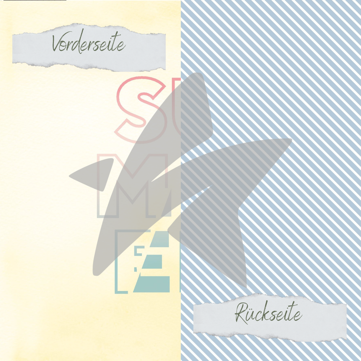 CD-DP-692-Sommerbrise-SummerII Papier de création - Sommerbrise - Summer II - imprimé recto-verso