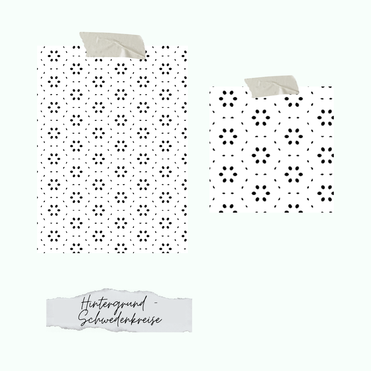 Stamp set - Background - Swedish circles - Only while stocks last