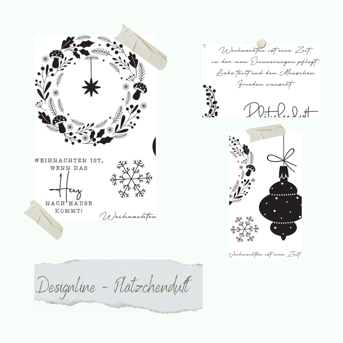 Stamp set - Designline - Plätzchenduft