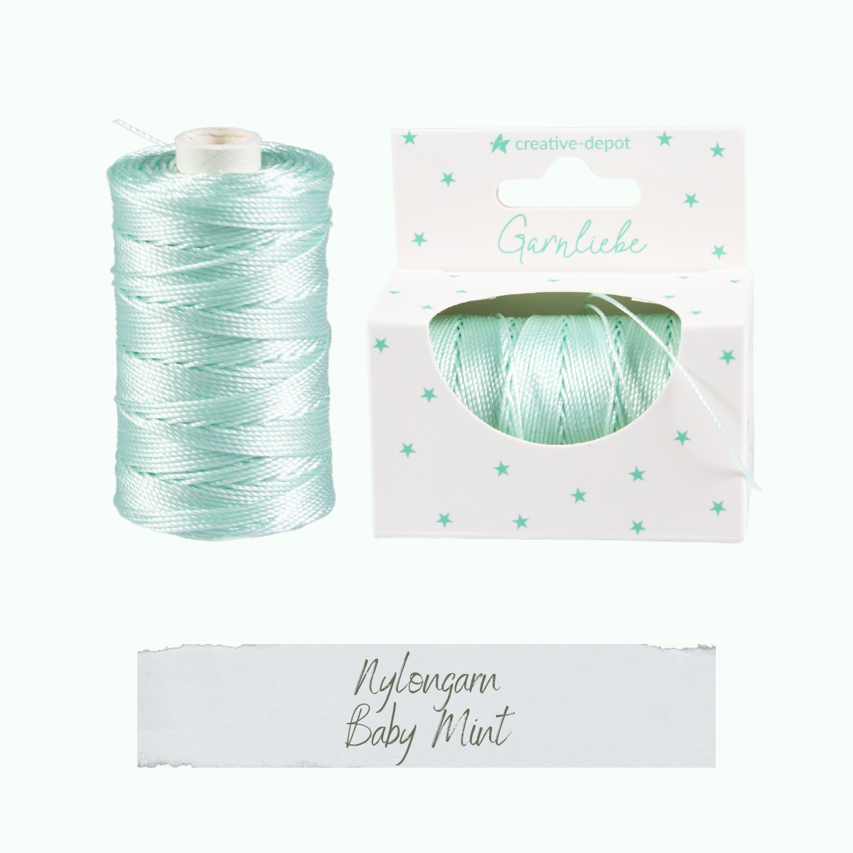 Nylongarn - Baby Mint - Garnliebe