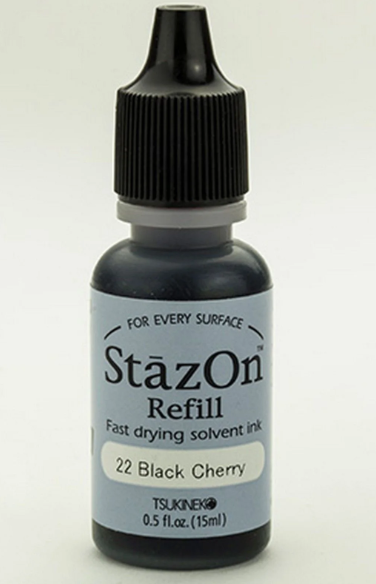 StazOn - Nachfülltinte - Black Cherry 15ml 