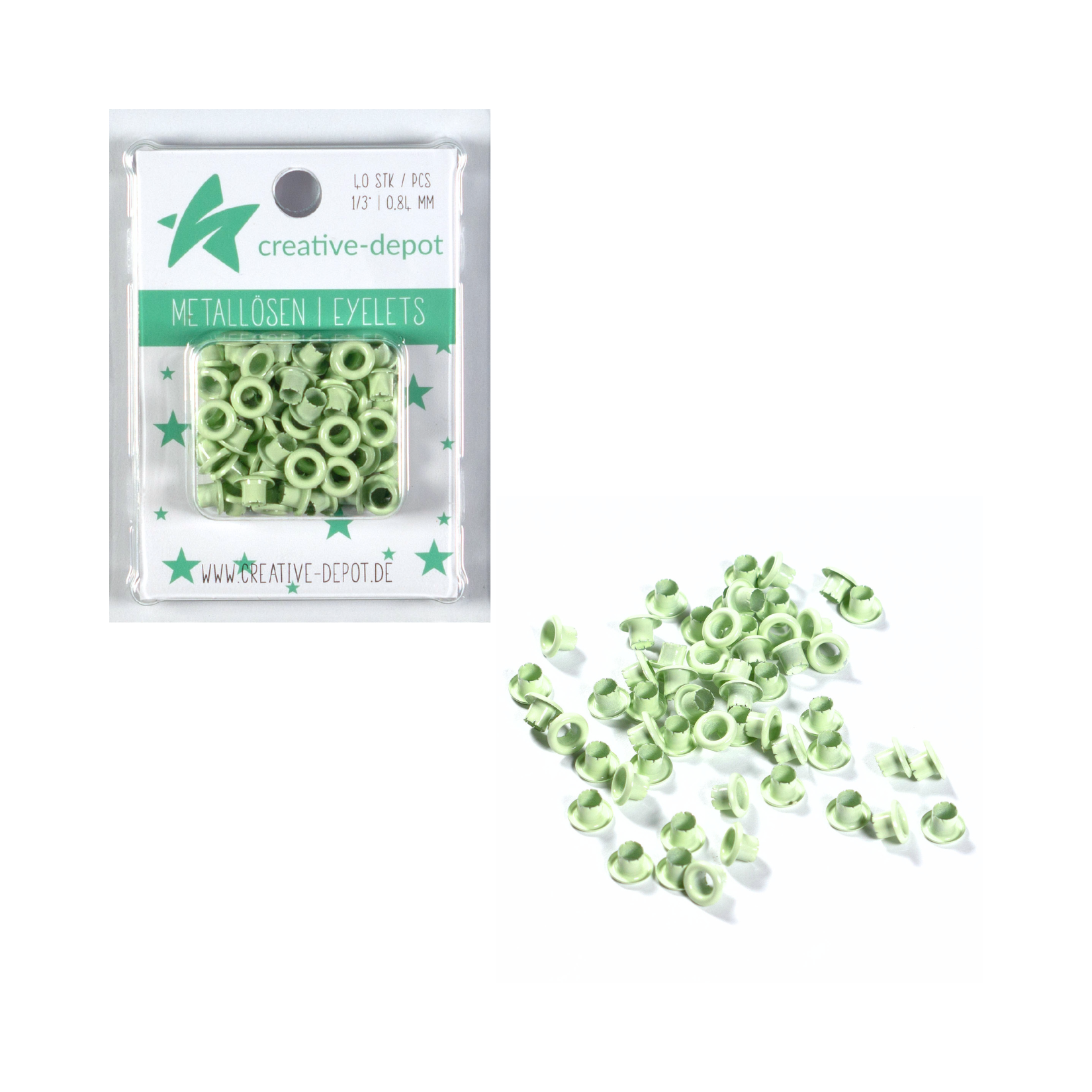 Eyelets - Seeglas - 8 mm