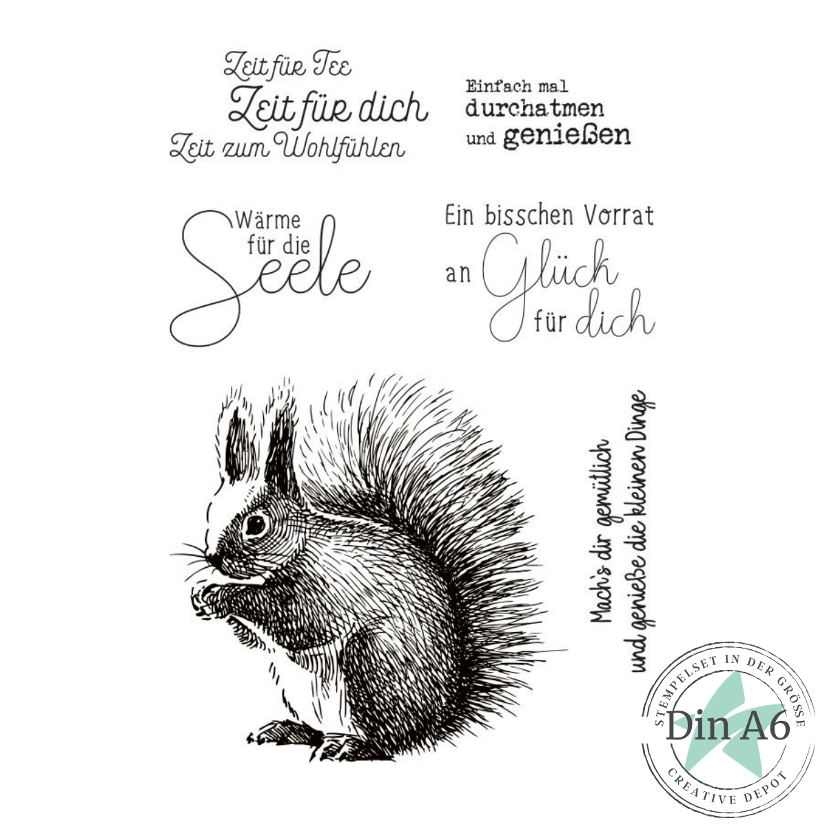 Stempelset - Wärme für die Seele