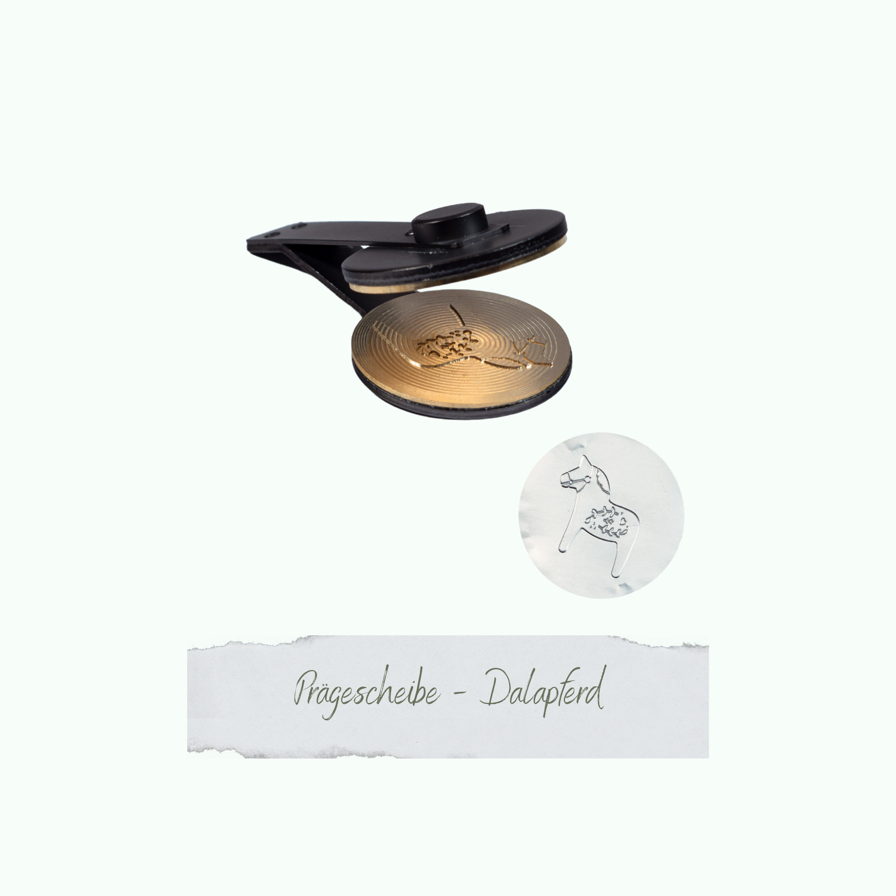 Prägescheibe - Dalapferd Prägescheibe - Dalapferd