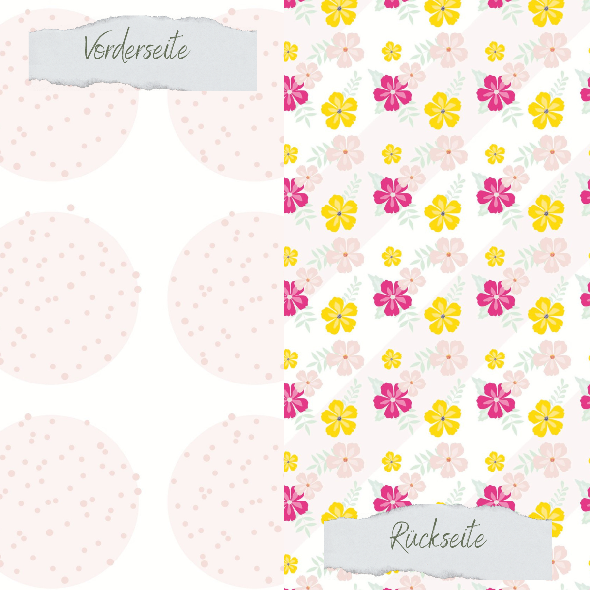 Designpapier - Designline - Scrapliebe - Sommerspaß - Neun Kreise - Doppelseitig bedruckt