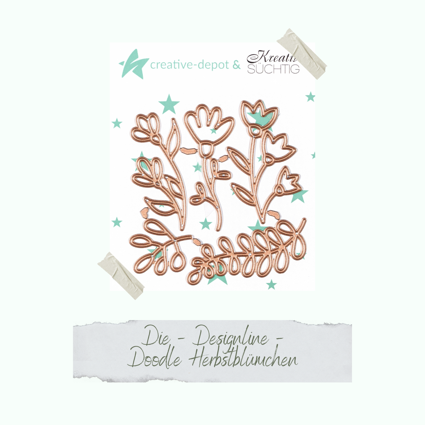 Die - Doodle Herbstblümchen