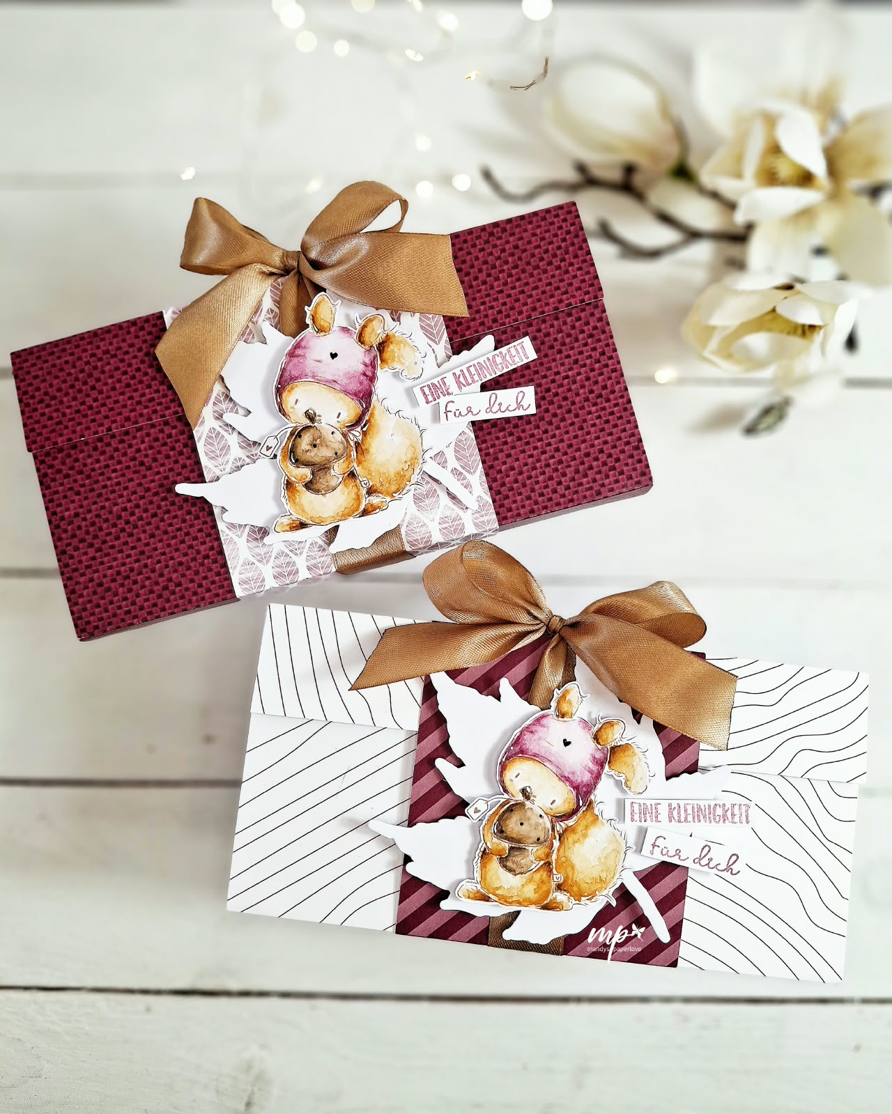 Papier à dessin - Scrapliebe - Bunter Herbst - Karo - Doppelseitig bedruckt