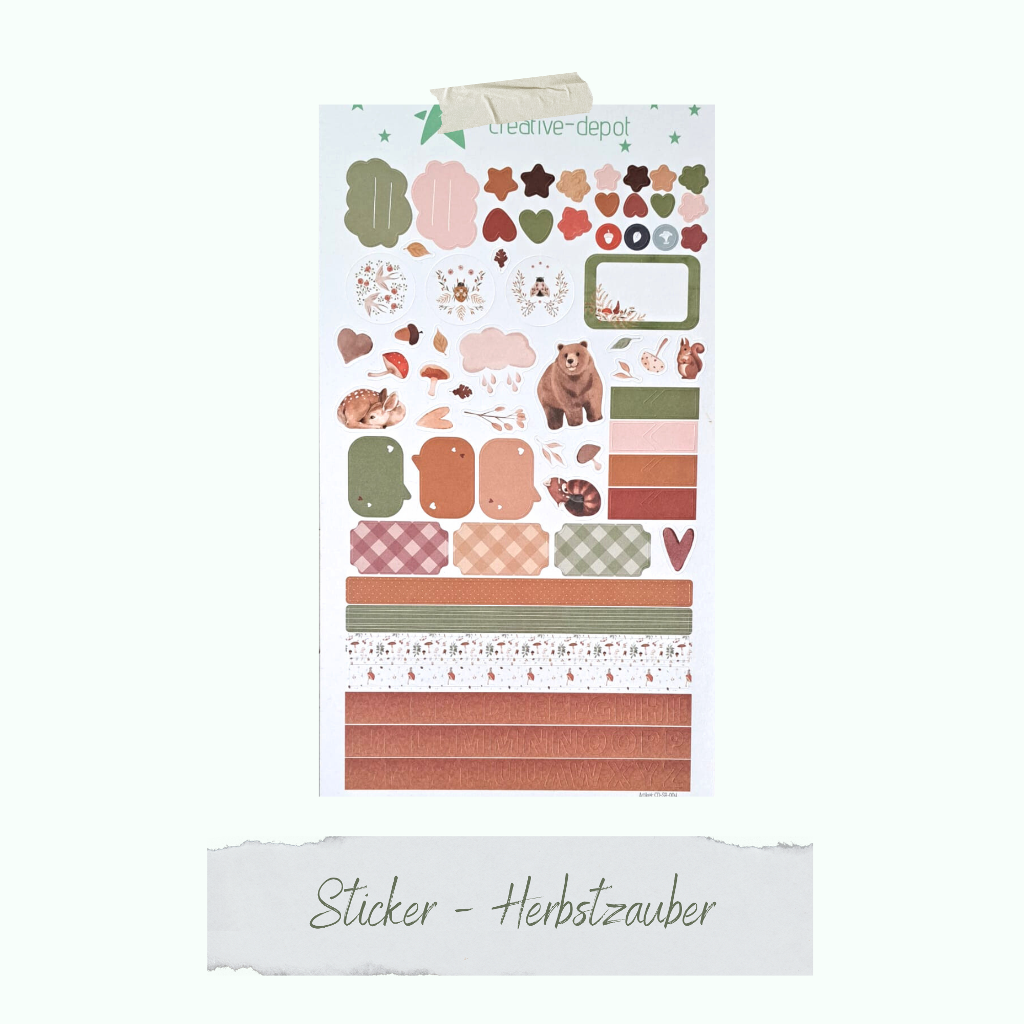 CD-SR-004 Autocollants - Herbstzauber
