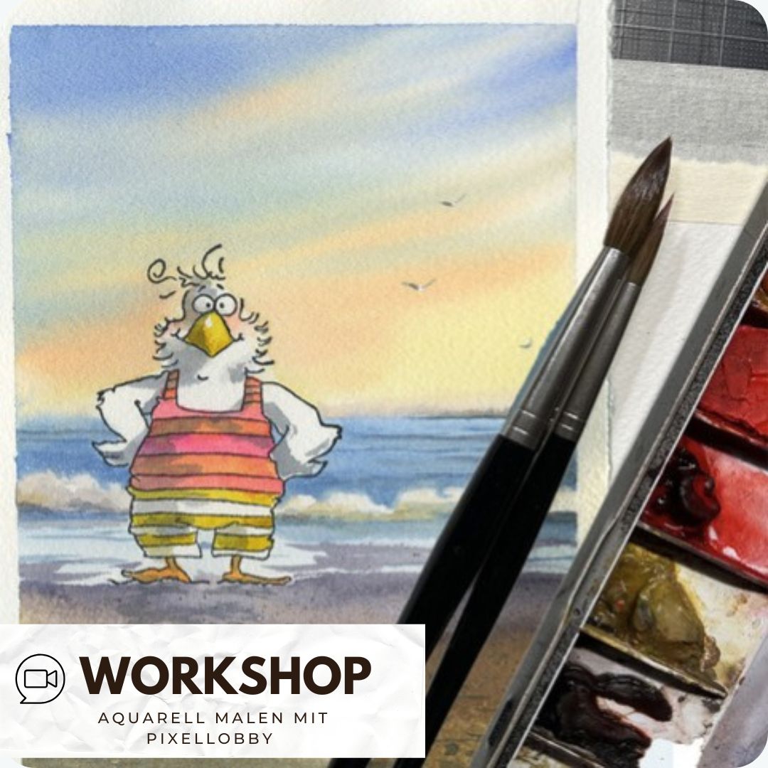 Zoom Workshop Colorieren mit Stephie von Pixellobby am 18.06.2026