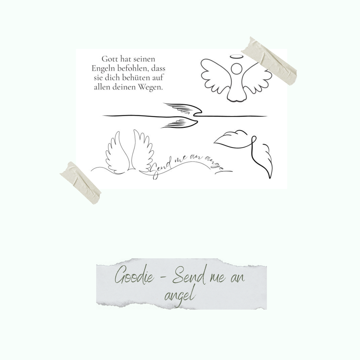 Stempelset - Goodie - Send me an angel