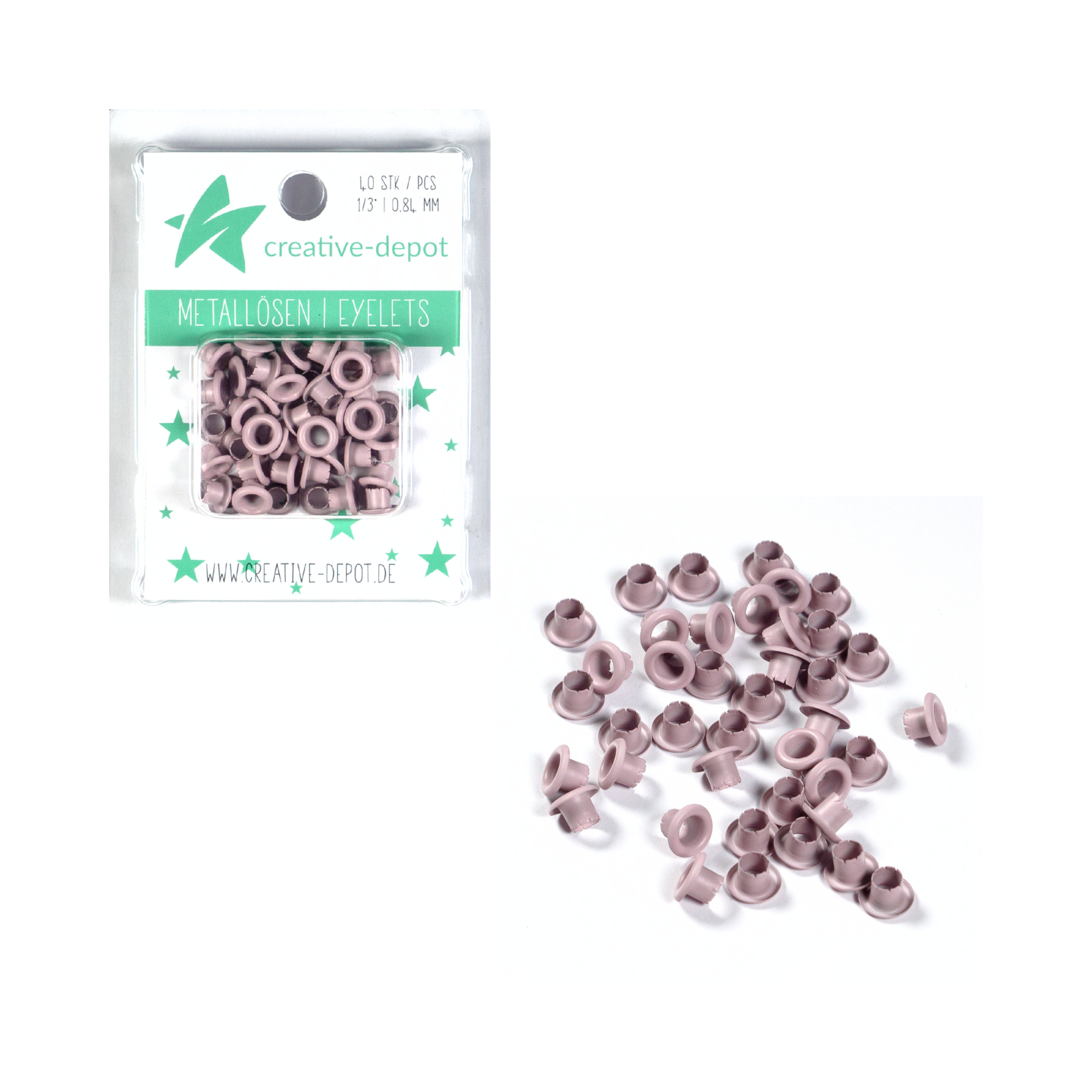 Eyelets - Heide - Matt - 8 mm