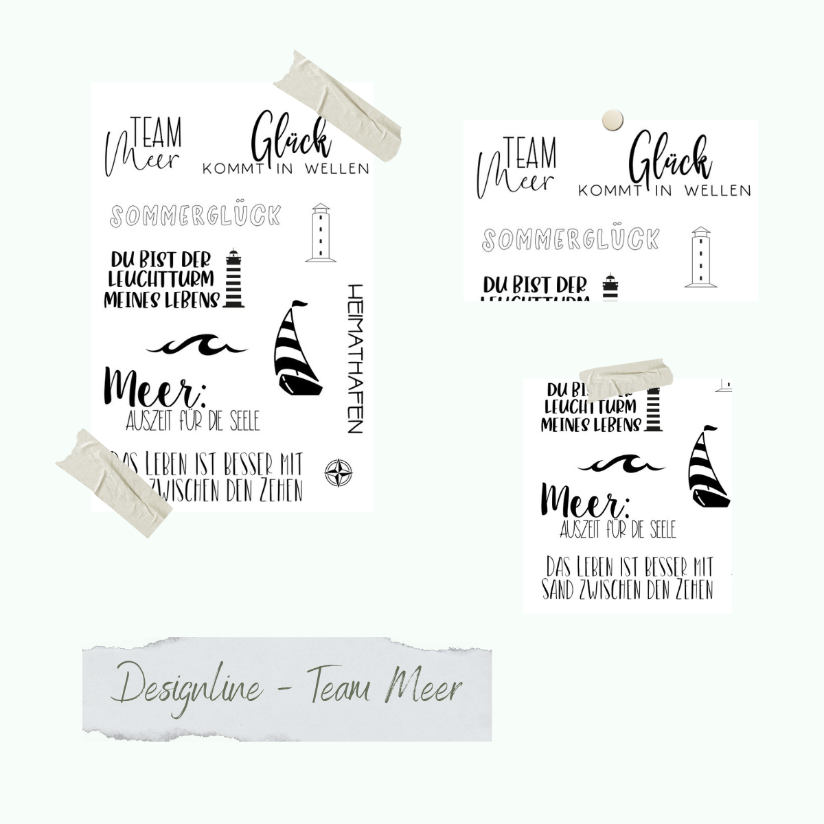 Stamp set - Designline - Team Meer