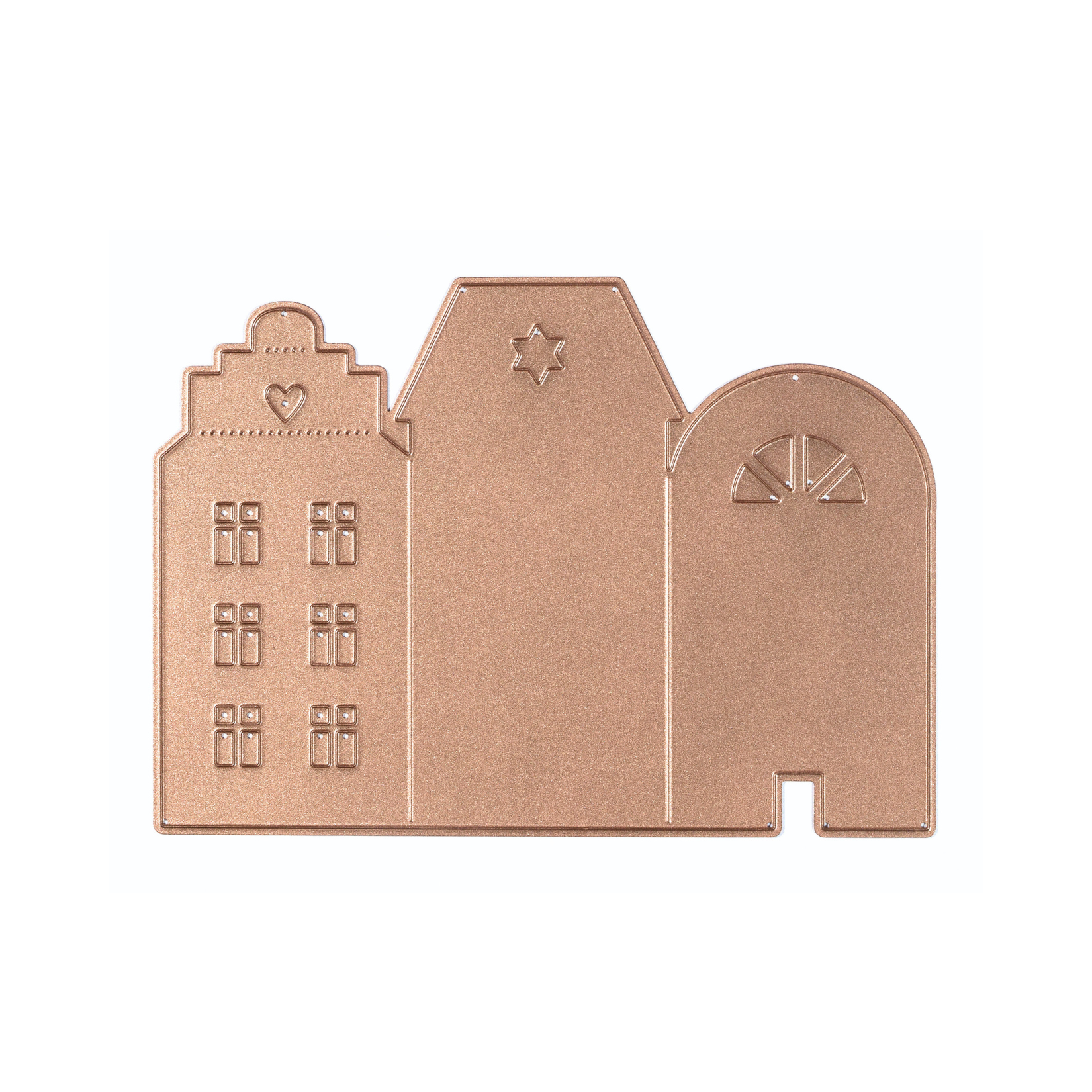 Die - Häuser-Klappkarte 