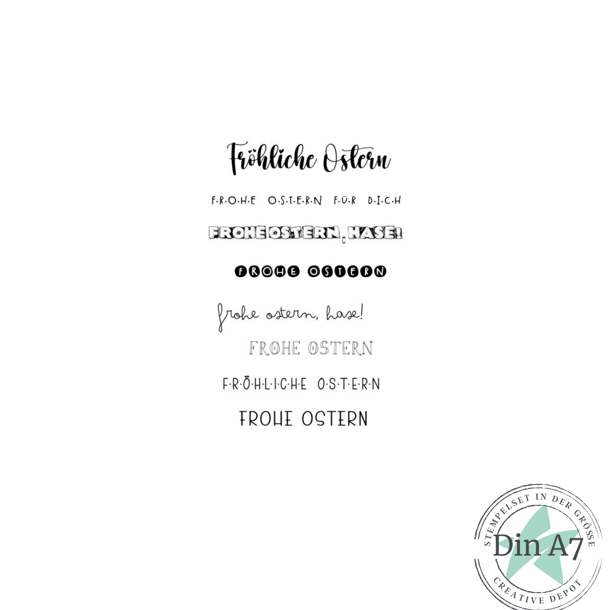 Stempelset - Mini Ostern 