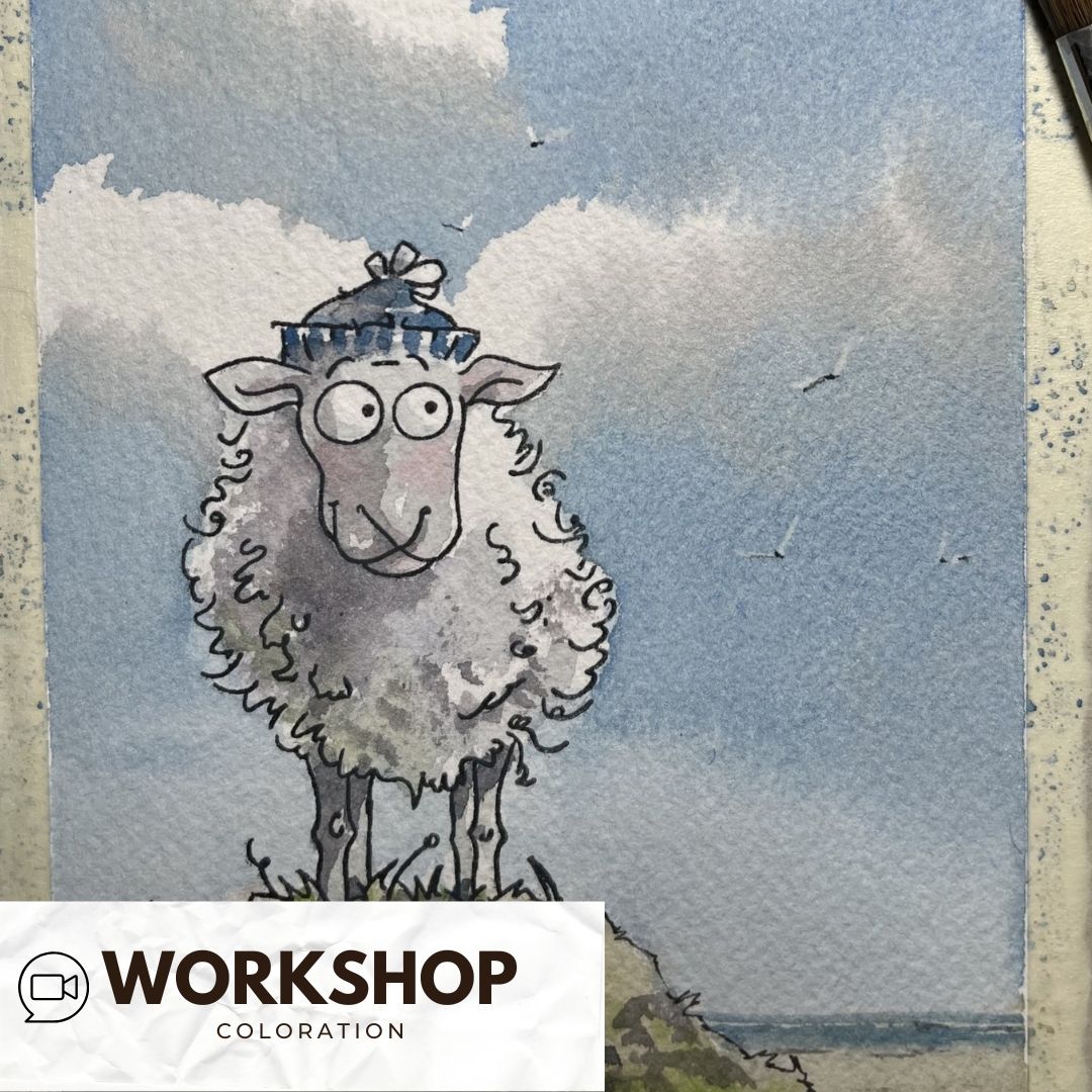 Zoom Workshop Colorieren mit Stephie von Pixellobby am 24.04.2026 