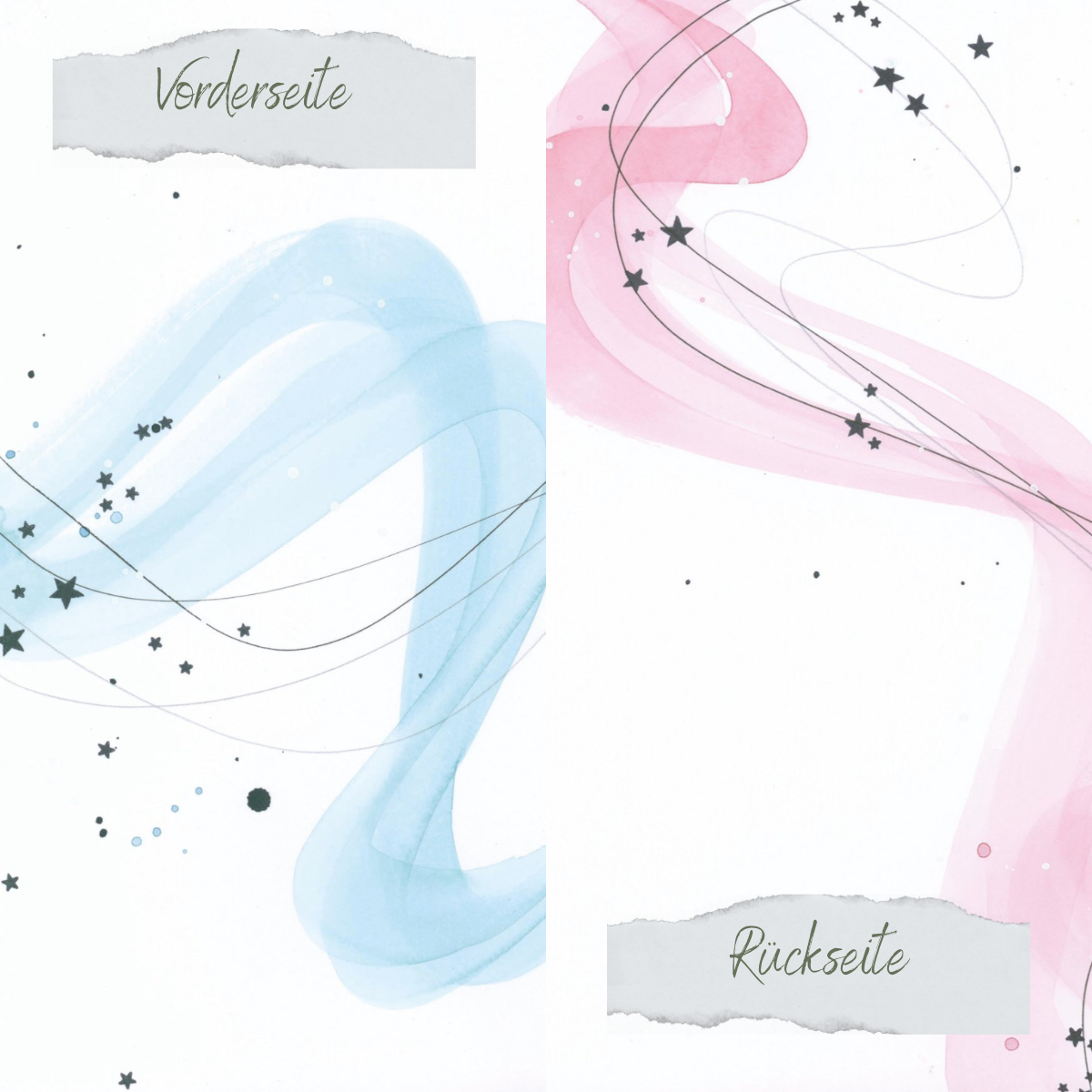 Designpapier - Designline - Scrapliebe - Blau & Rosa - Doppelseitig bedruckt Designpapier - Designline - Scrapliebe - Blau & Rosa - Doppelseitig bedruckt