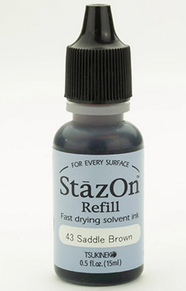 StazOn - Nachfülltinte - Saddle Brown 15ml  