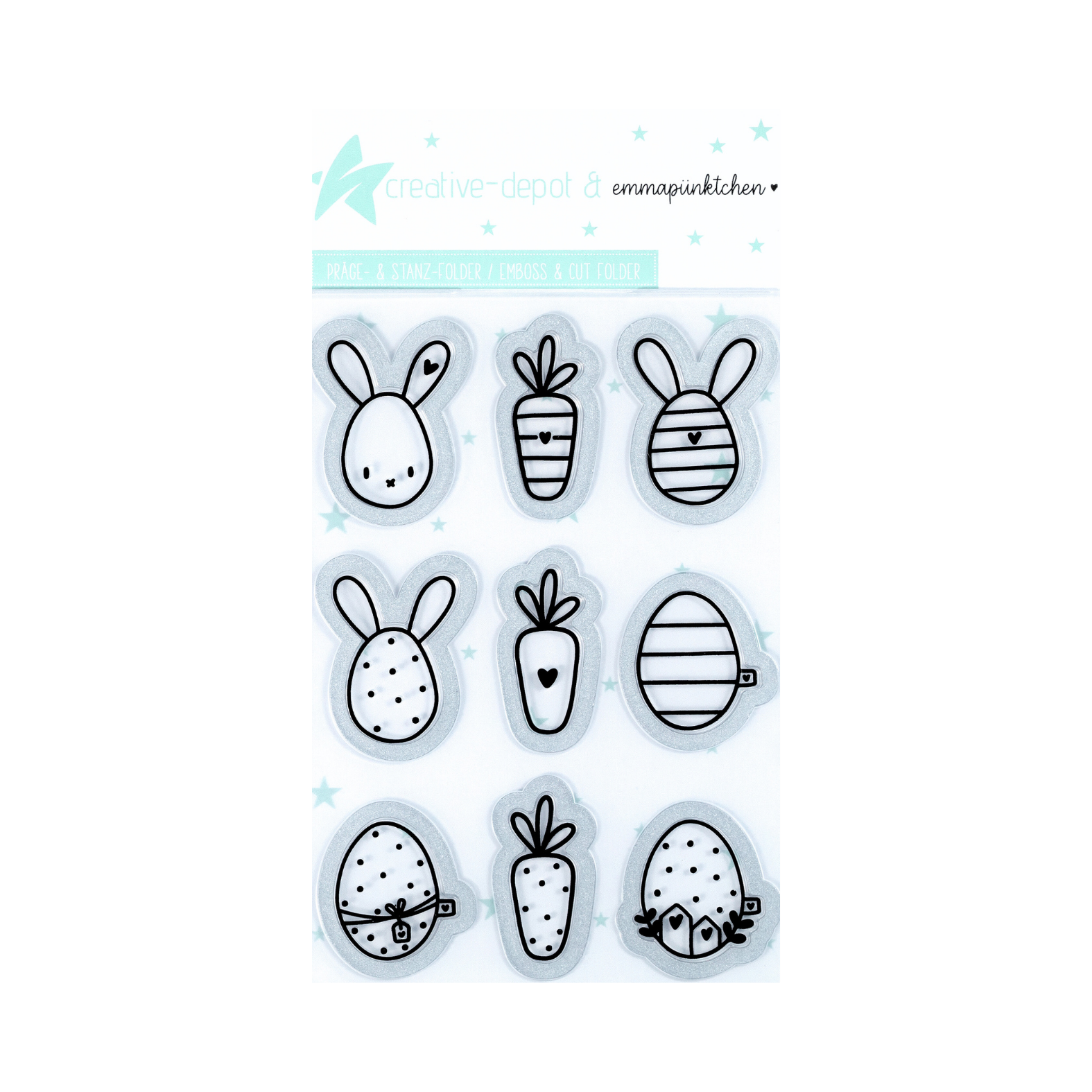 Cut & Emboss Folder - Designline - Osterfreude - 11 x 15,5 cm