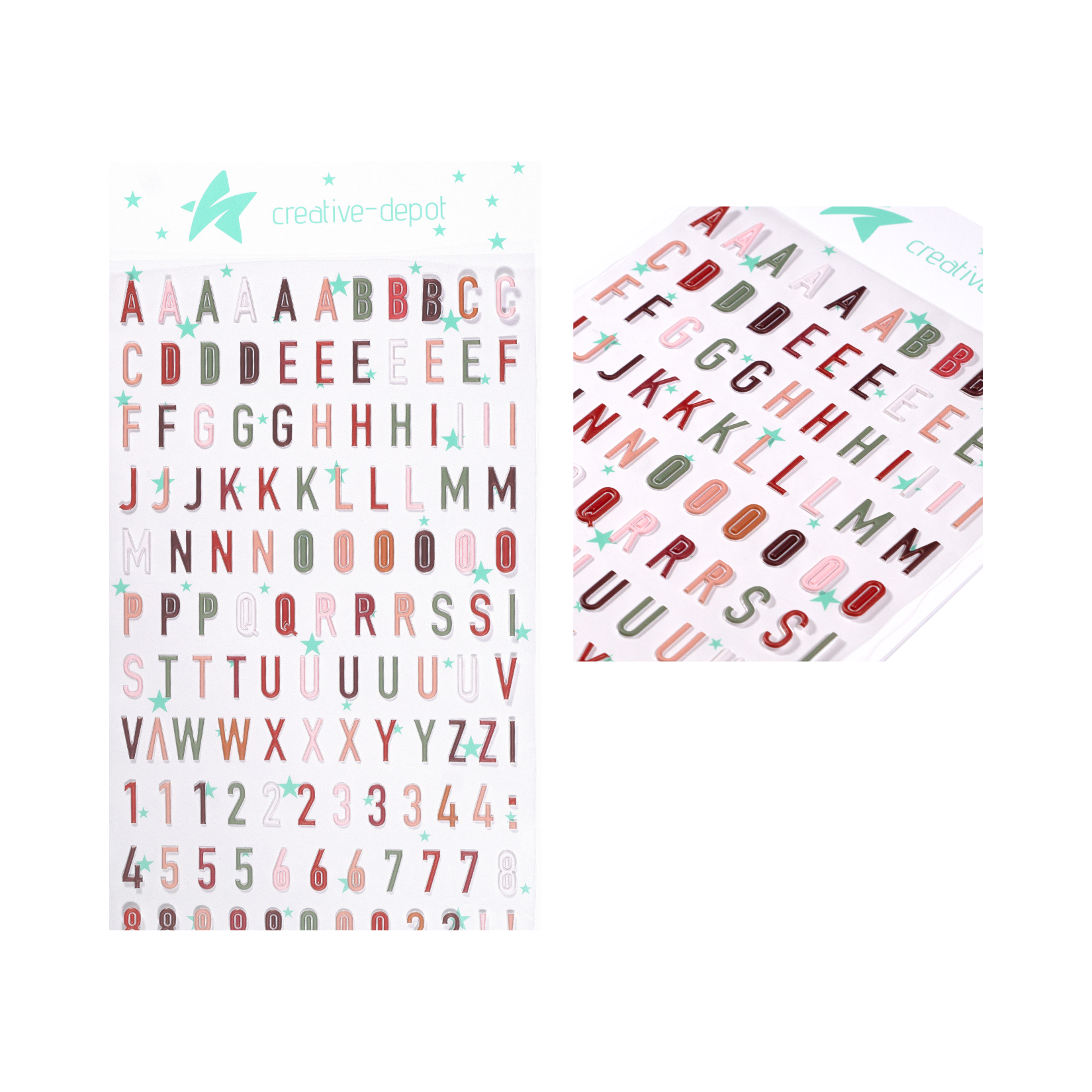 Abc Malt Sticker Puffy Sticker - Herbstzauber ABC | CD-PS-015