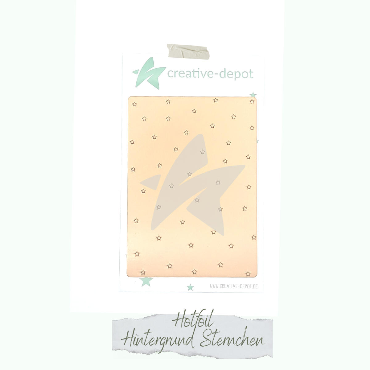 Hotfoil Stamp - Hintergrund - Sternchen - Only while stocks last