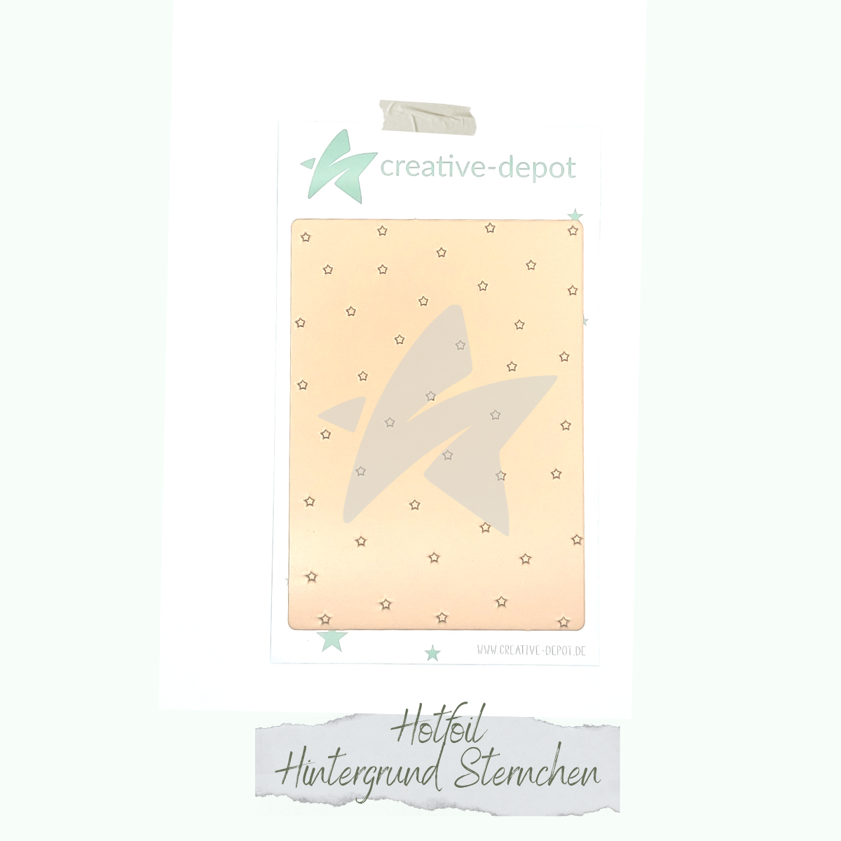Hotfoil-Hintergrund-Sternchen