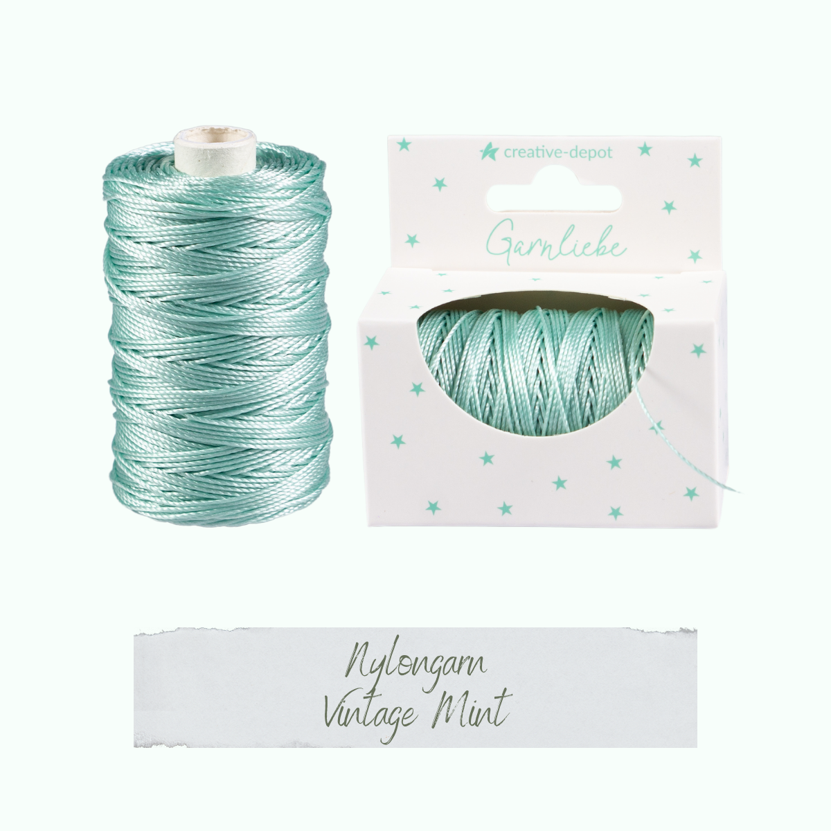 Nylongarn - Vintage Mint - Garnliebe Nylongarn - Vintage Mint - Garnliebe