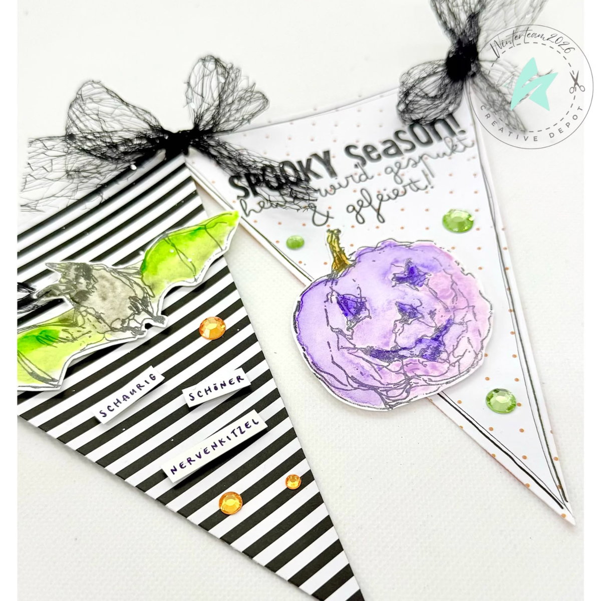 Stempelset - Mini Halloween-Grüße