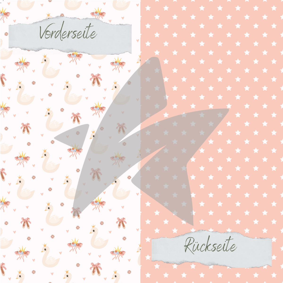 CD-DP-669-Designline-Prinzessin Papier à dessin - Designline - Princesse - Imprimé recto verso