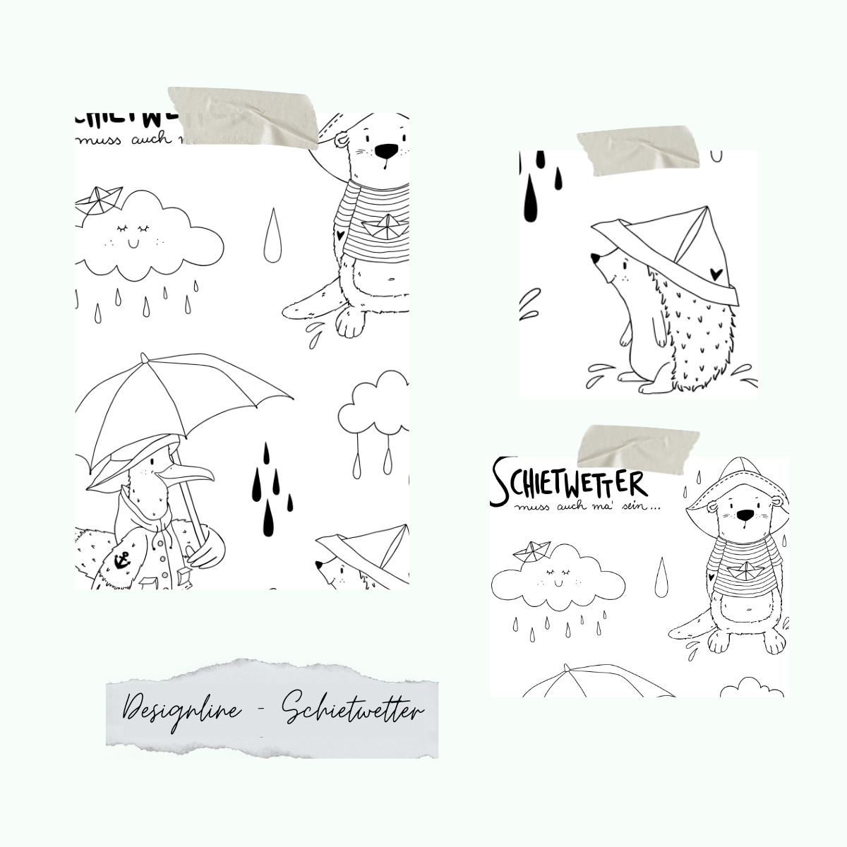 Stamp set - Designline - Schietwetter