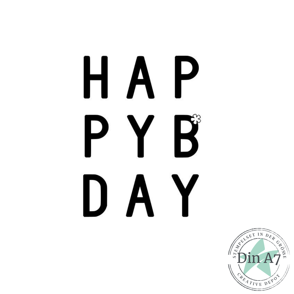 Stempelset - Carolas Layerspaß - Happy Bday