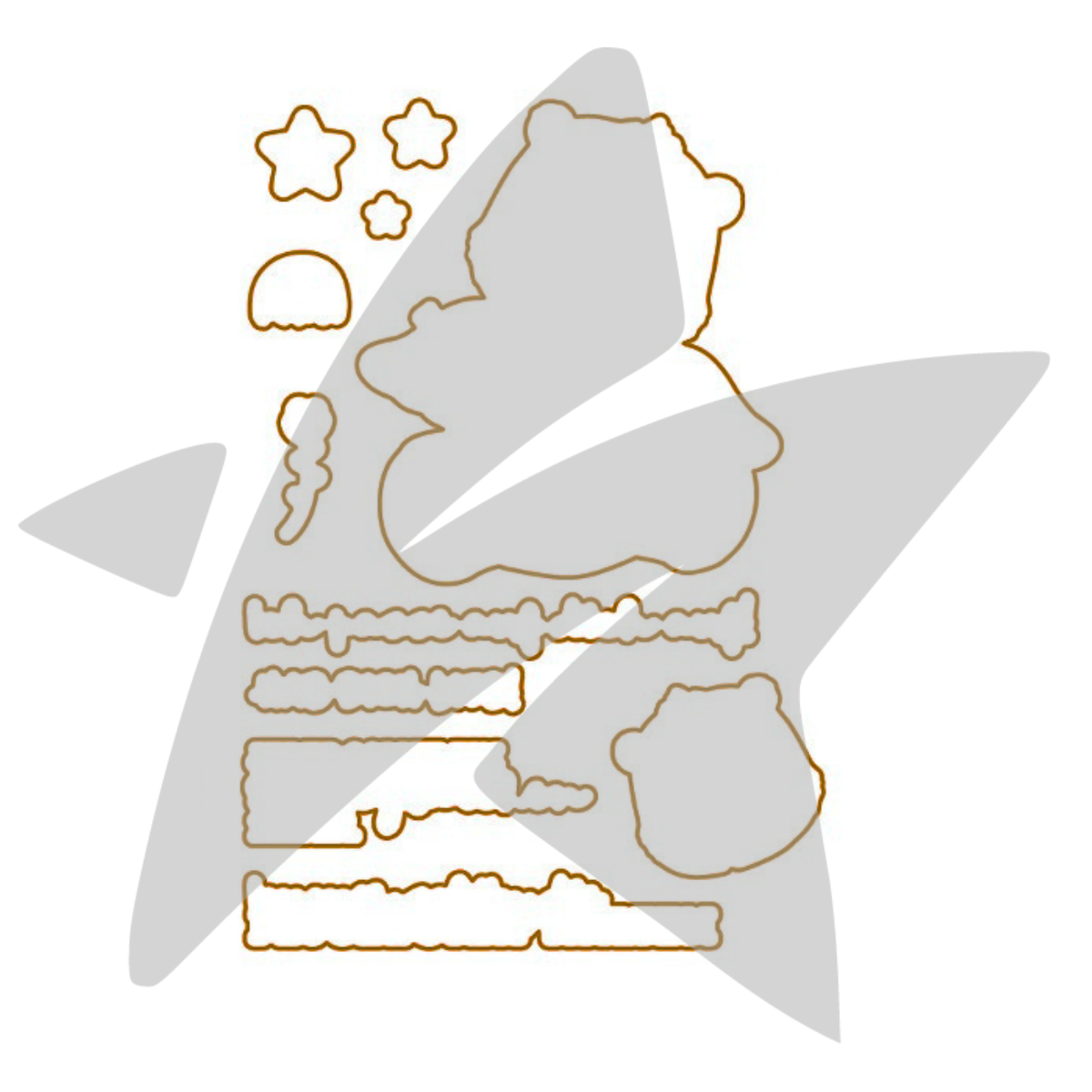 Die - Kleiner Schutzbär - Outline
