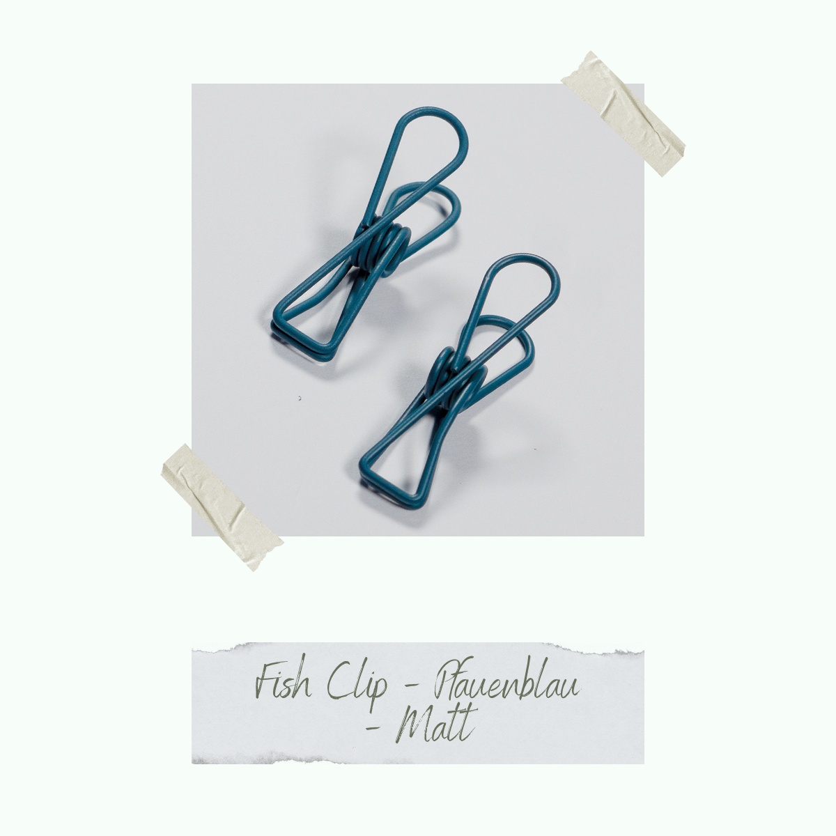 CD-ZB-043_Fish-Clip-Pfauenblau-Matt