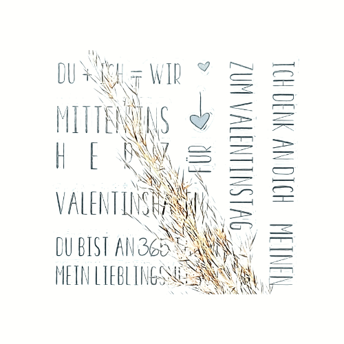 699MeinValentinshaseSchrift Stempelset - Mein Valtentinshase - Schrift