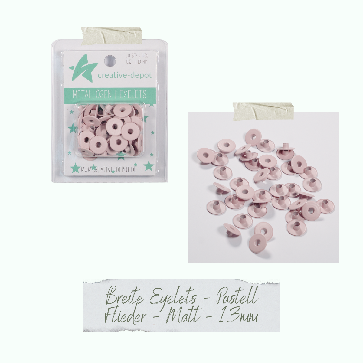CD-EY-047_Breite-Eyelets-Pastell-Flieder-Matt-13mm