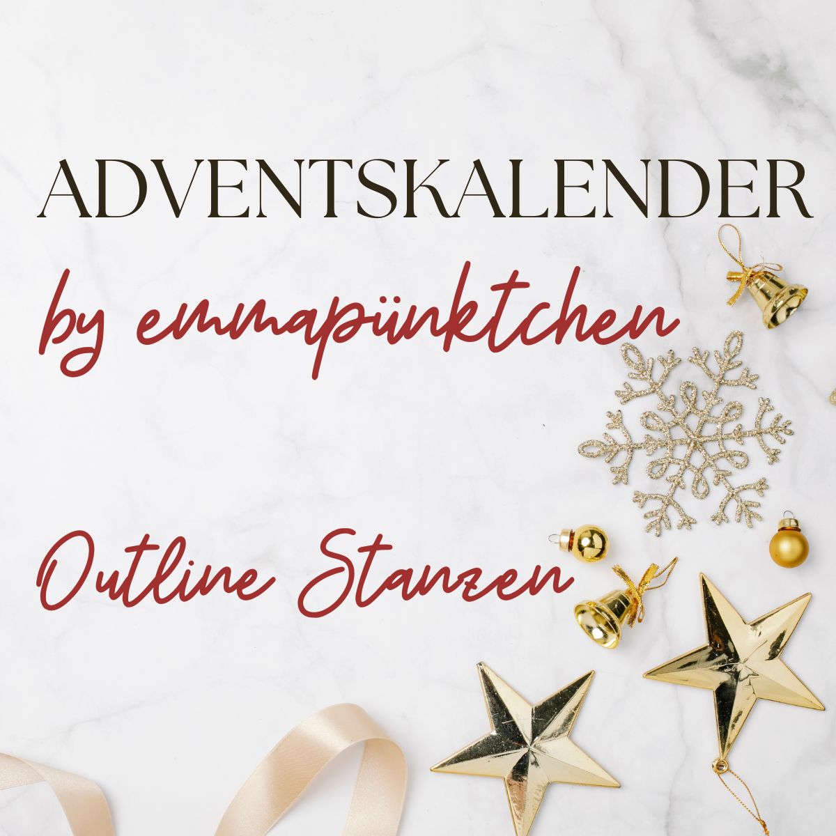 Die - Adventskalender 2026 - Emmapünktchen - Outline