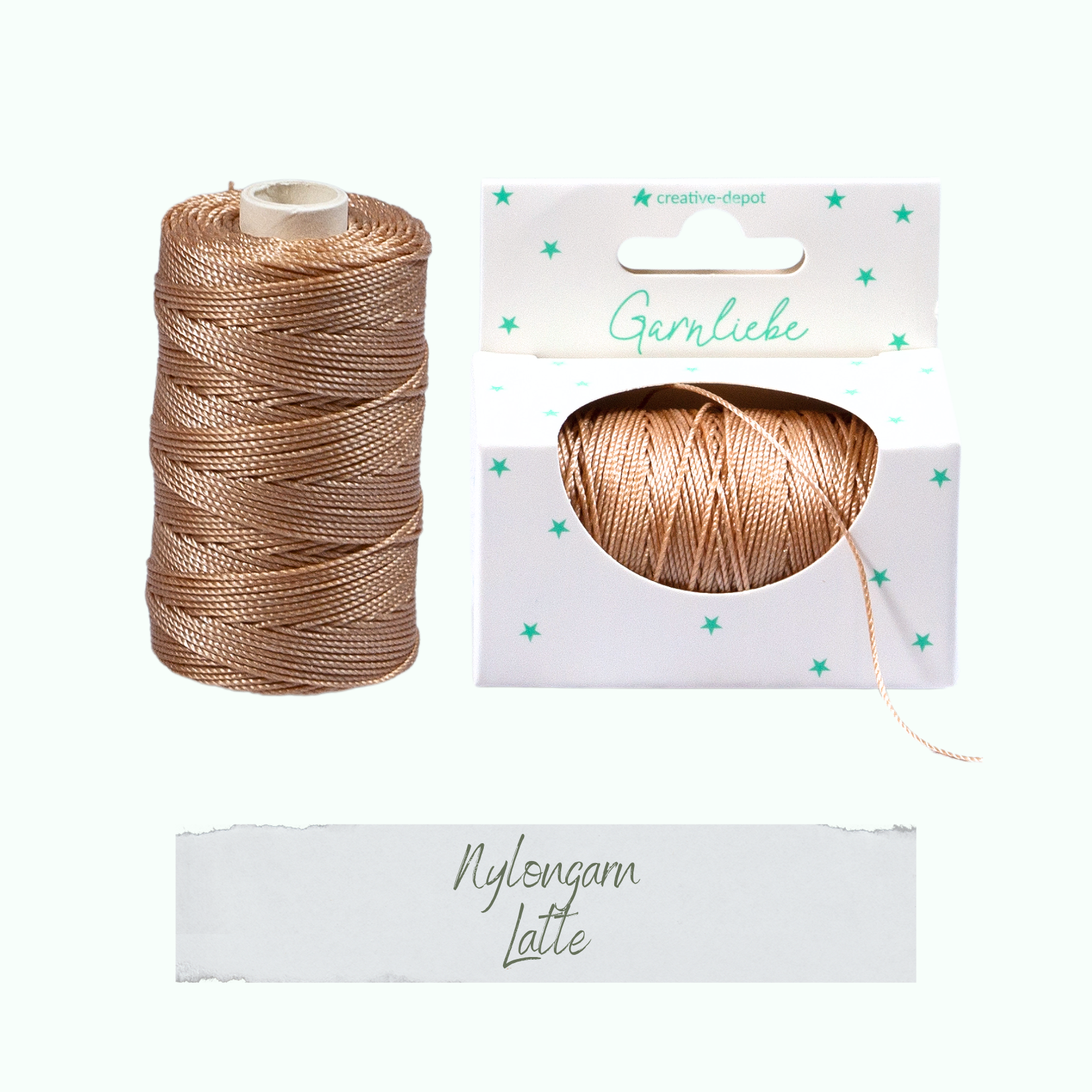 Nylongarn - Latte - Garnliebe Nylongarn - Latte - Garnliebe