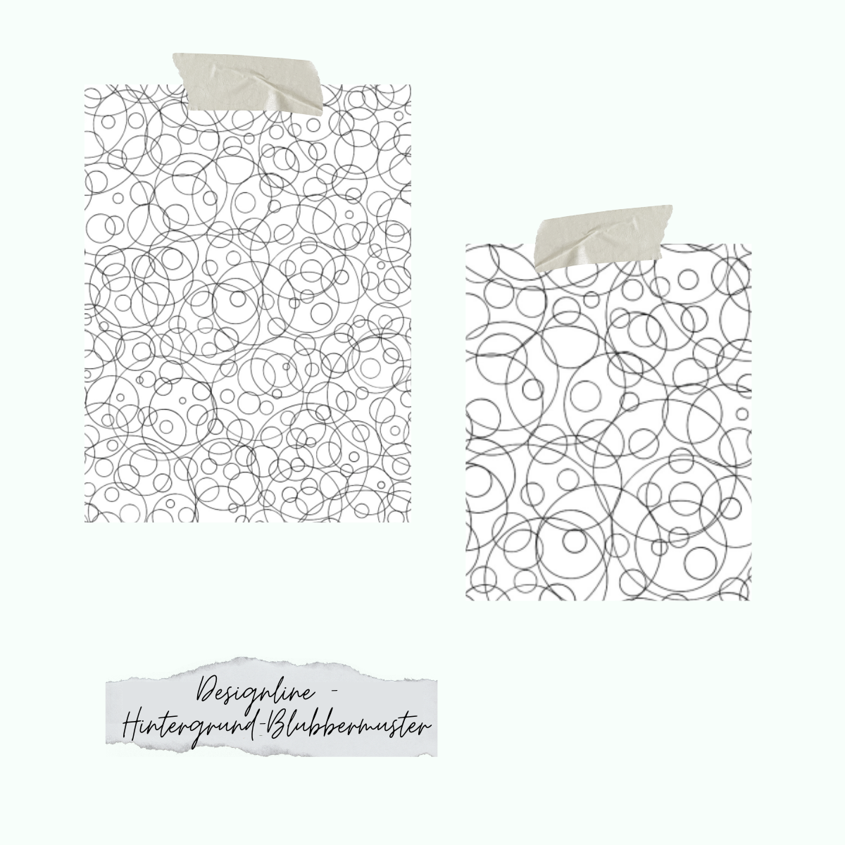 Designline-Hintergrund-Blubbermuster