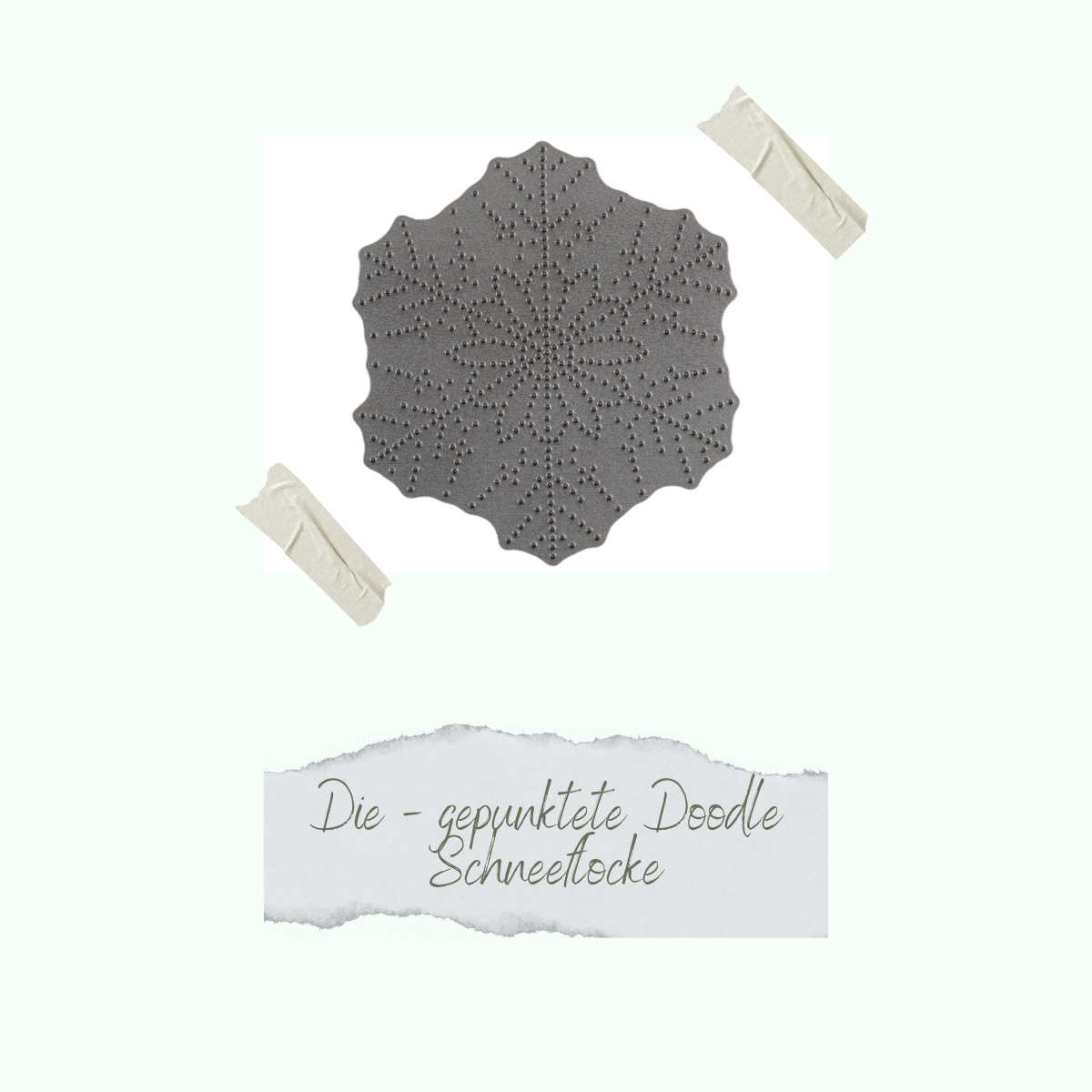CD-Di-466_Die-gepunktete-Doodle-Schneeflocke Die - gepunktete Doodle Schneeflocke - Nur noch so lange der Vorrat reicht