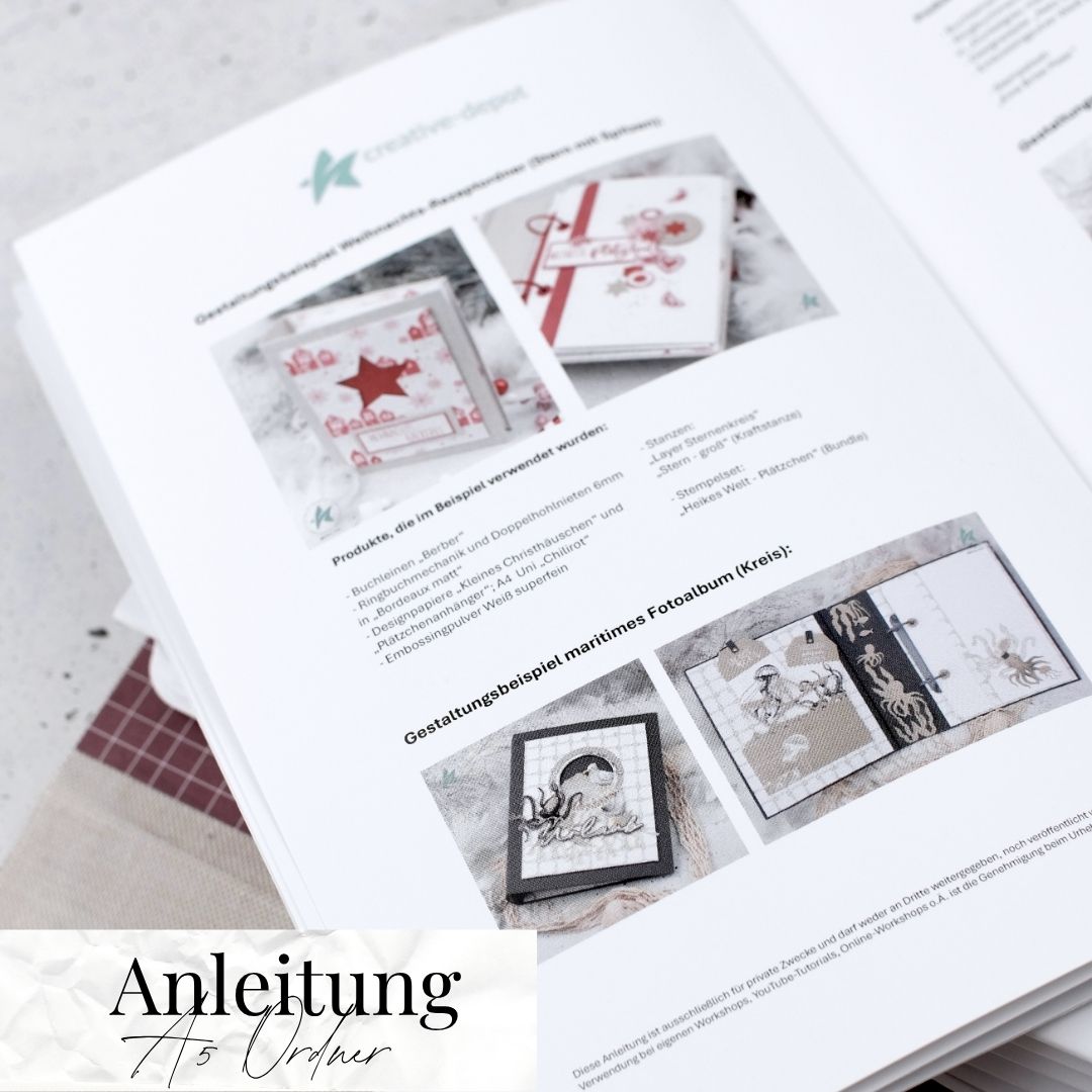 Anleitung zu Jules Ringbuch mit Aufleger