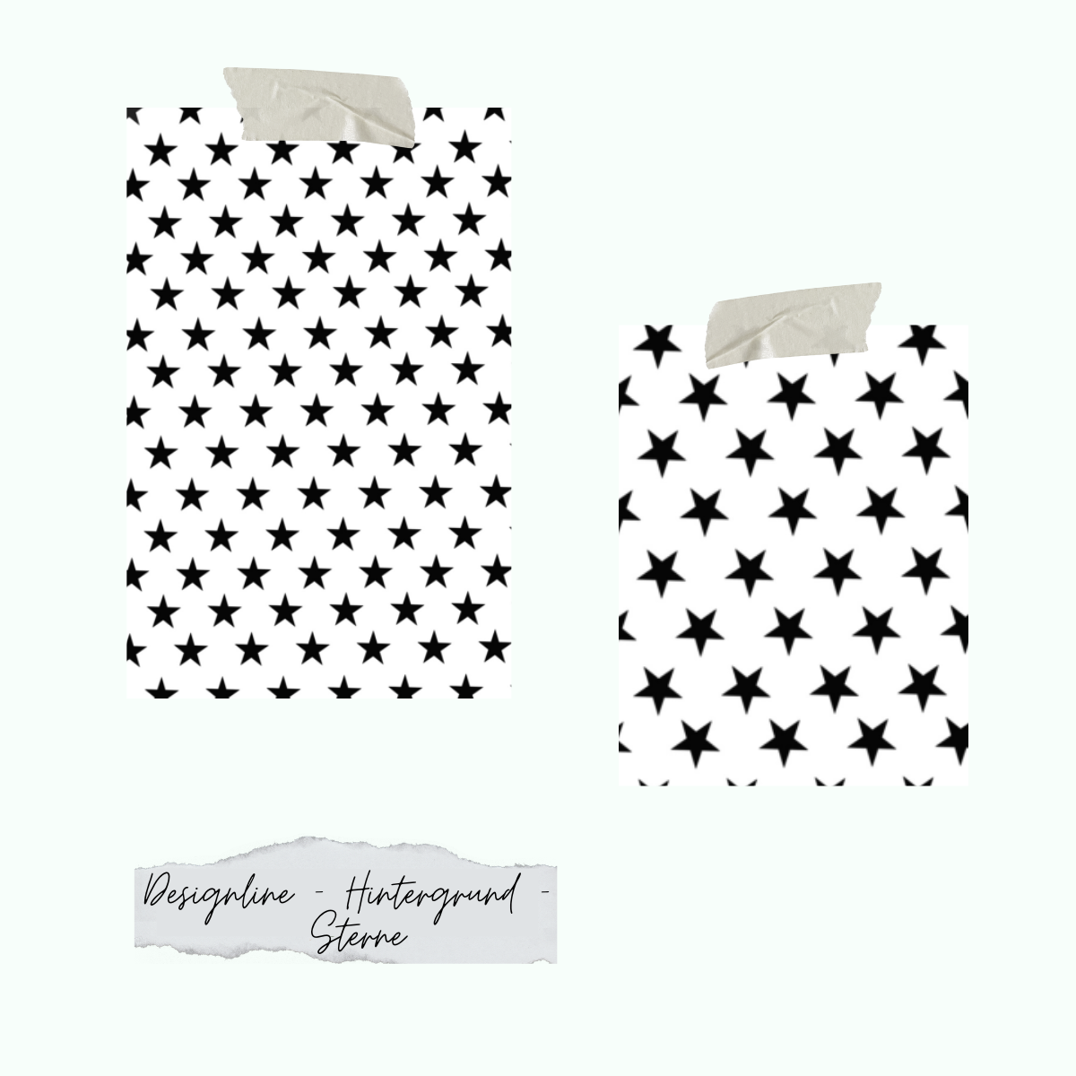 Stamp set - Designline - Background - Stars - Only while stocks last